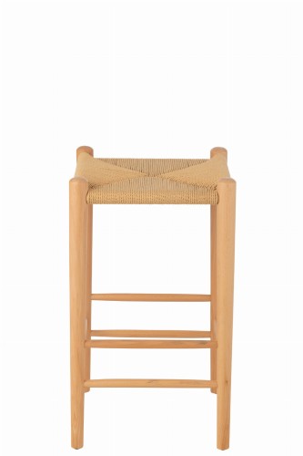 krzesło barowe orient wood natural j-line