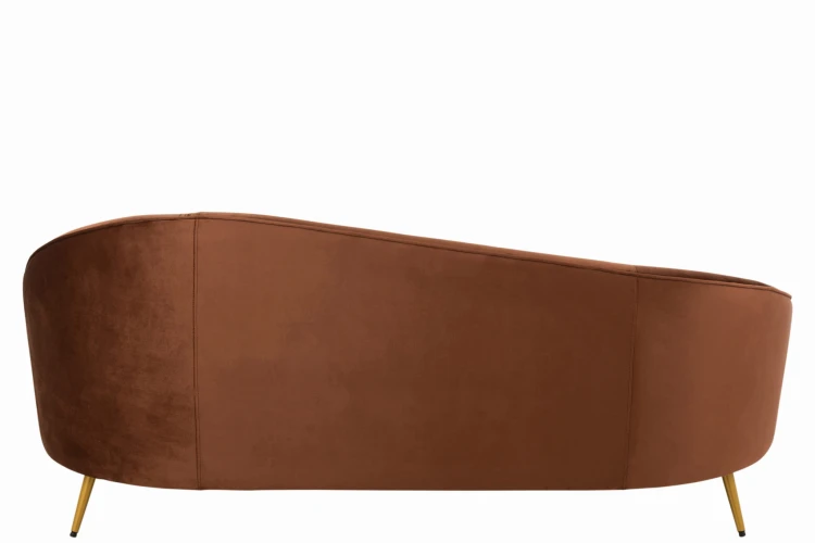 sofa elisabeth textile brown -j-line