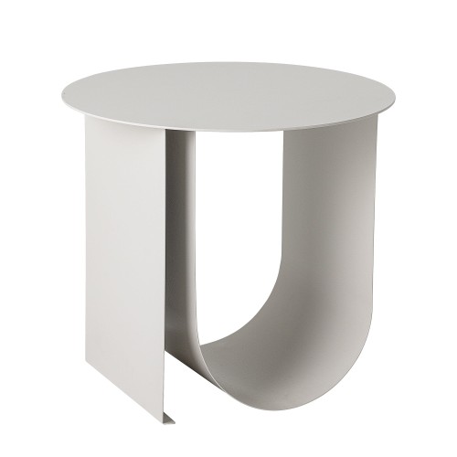 stolik boczny cher metal jasny szary bloomingville