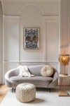 stolik boczny z marmuru gold white j-line