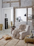 stolik kawowy boczny milan brown aluminum bloomingville