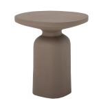 stolik kawowy boczny milan brown aluminum bloomingville