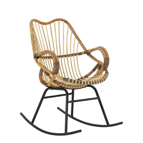 fotel bujany reine naturalny rattan bloomingville
