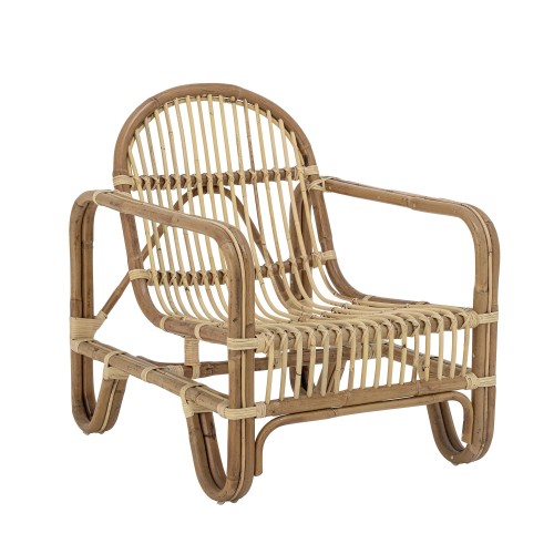 fotel rattanowy ball naturalny bloomingville