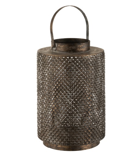 lampion metalowy w stylu boho J-Line by Jolipa