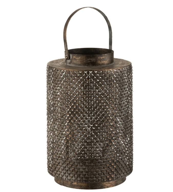 lampion metalowy w stylu boho J-Line by Jolipa