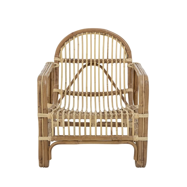 fotel rattanowy ball naturalny bloomingville