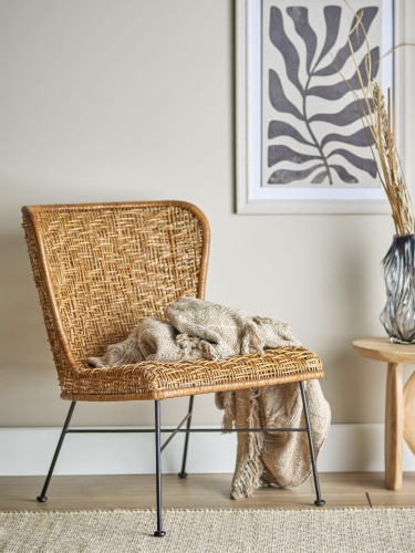 fotel rattanowy boho Somme bloomingville