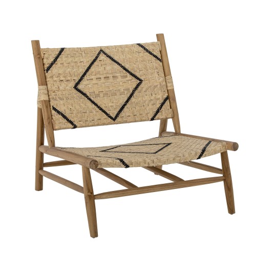 fotel lounge Lenox teak natural bloomingville
