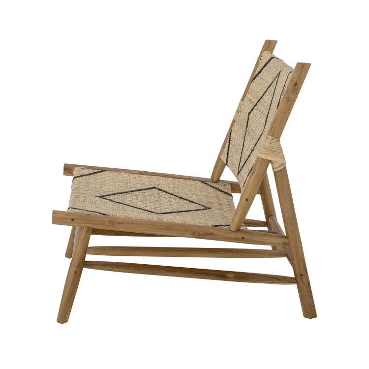 fotel lounge Lenox teak natural bloomingville