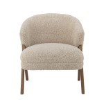 fotel lounge camino boucle ecru bloomingville