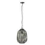 lampa bambusowa boho wisząca do salonu