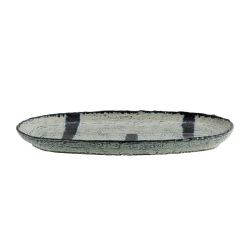 Talerz ceramiczny z kamionki owal boho Madam Stoltz
