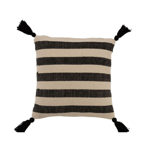 Poduszka skandynawska boho black &amp; white J-Line by Jolipa