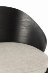 krzesło barowe lone ply czarno szare j-line