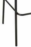 krzesło barowe lone ply czarno szare j-line