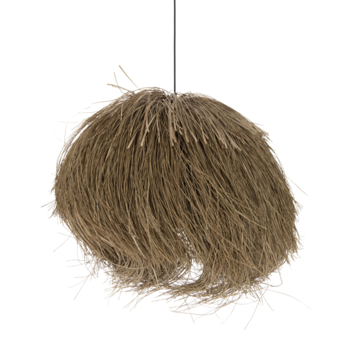 lampa sufitowa z trawy naturalnej Harry Grass od J-Line